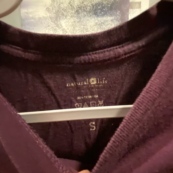 Natural Life Deep Purple Long Sleeve Top - Picture 4 of 4